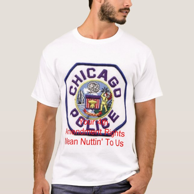 Chicago polis t-shirt (Framsida)