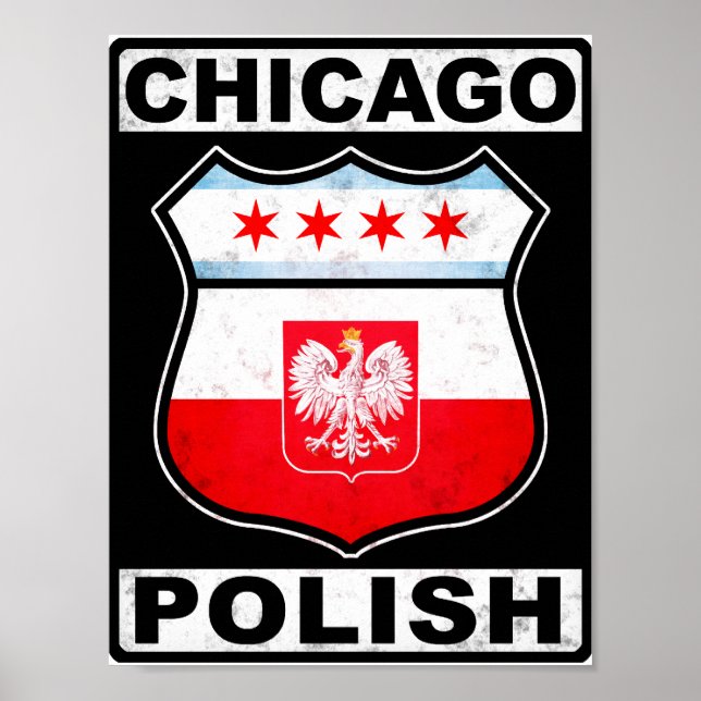 Chicago polsk amerikan poster (Framsidan)