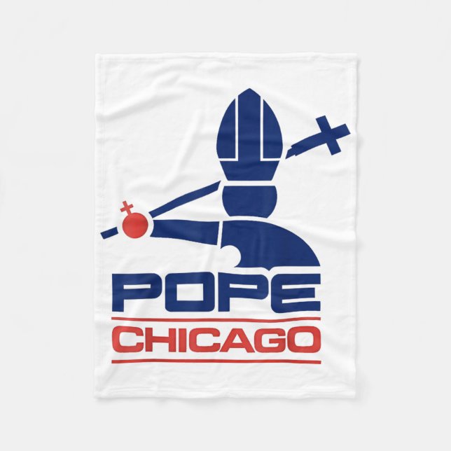 Chicago Pope Leo Fleecefilt (Framsidan)