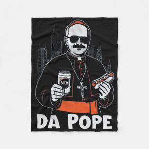Chicago Pope Leo Xiv da Pope' Fleecefilt