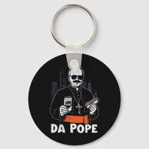 Chicago Pope Leo Xiv da Pope' Nyckelring