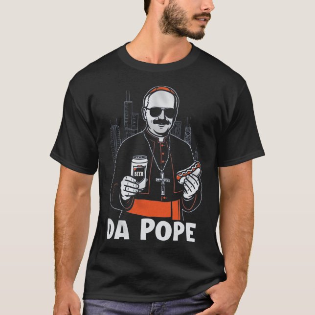 Chicago Pope Leo Xiv da Pope' T Shirt (Framsida)