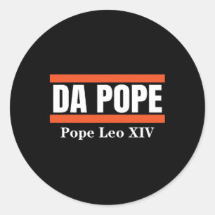 Chicago Pope Leo Xiv Shirt Cardinal Robert Prevost Runt Klistermärke