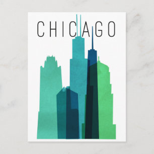CHICAGO POSTCARD VYKORT