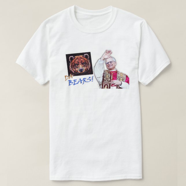 Chicago Pride Bears & Pope Leo T Shirt (Design framsida)