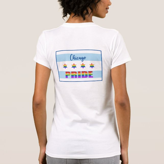 Chicago Pride T Shirt (Baksida)