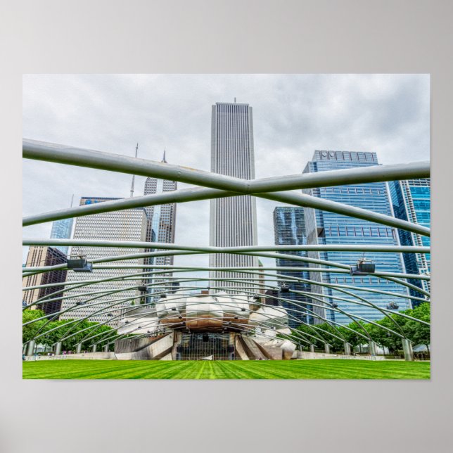 Chicago Pritzker Pavilion Poster (Framsidan)