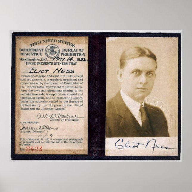 CHICAGO PROHIBITION AGENT ELIOT NESS OTOUCHABABEL POSTER (Framsidan)
