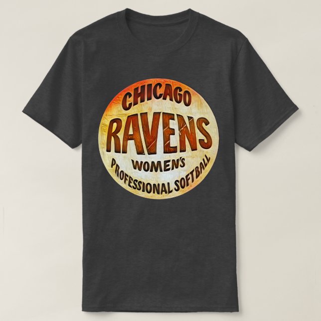 Chicago Ravens Softball T Shirt (Design framsida)