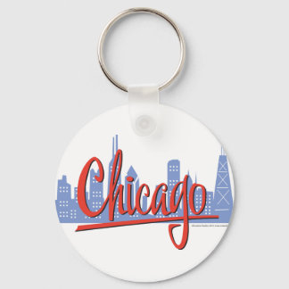 CHICAGO-RED NYCKELRING
