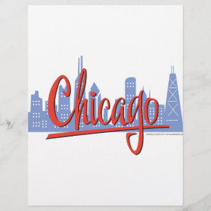 CHICAGO-RED REKLAMBLAD
