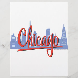 CHICAGO-RED REKLAMBLAD