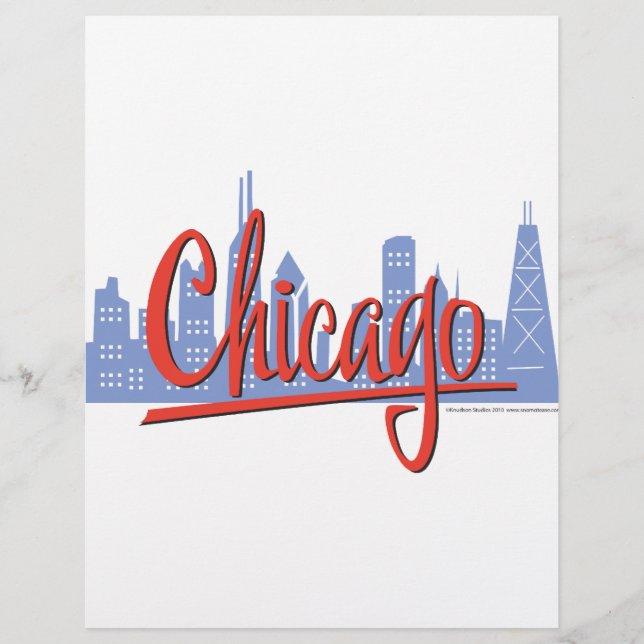 CHICAGO-RED REKLAMBLAD (Framsidan)