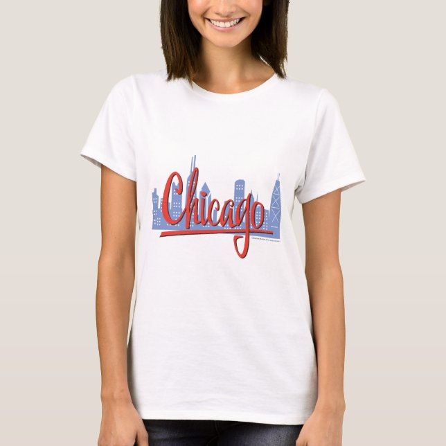 CHICAGO-RED T-SHIRT (Framsida)