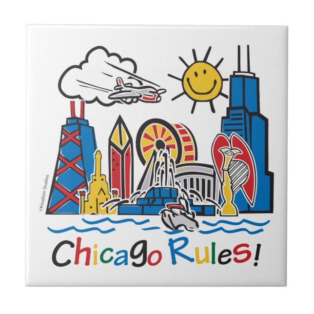 Chicago Regler Kakelplatta (Framsidan)