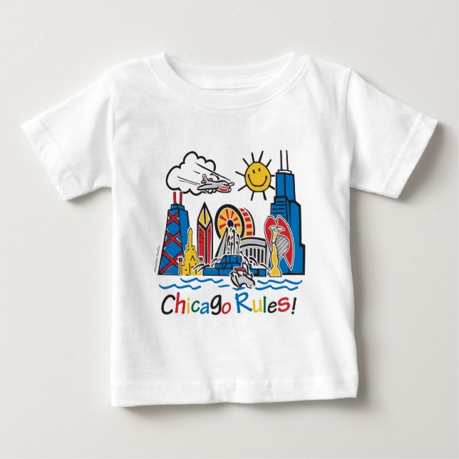 Chicago Regler Tee Shirt (Framsida)