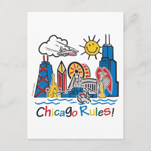Chicago Regler Vykort