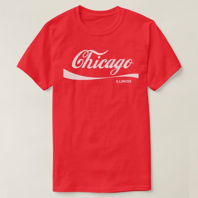 Chicago Retro Faded Stil Design T Shirt (Design framsida)