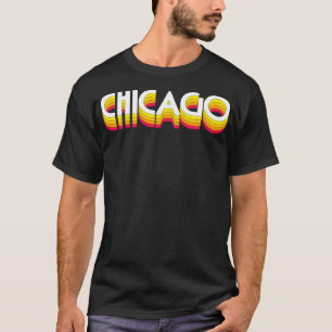 Chicago Retro Stil Typography Design 1 T Shirt
