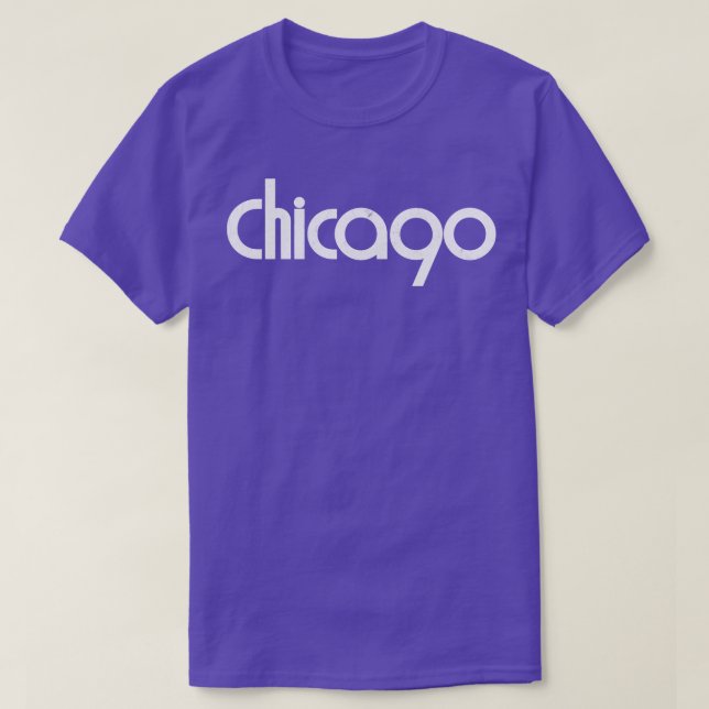 Chicago Retro Stil Typography Design T Shirt (Design framsida)