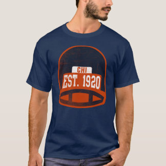 Chicago Retro Throwback Football Helmet Oversized T Shirt