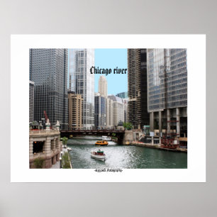 Chicago River affisch