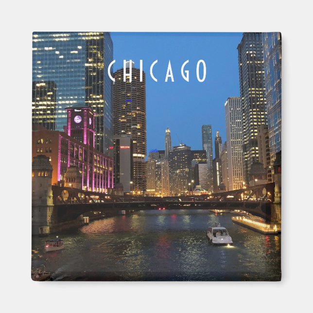 Chicago River i Night Magnet (Framsidan)
