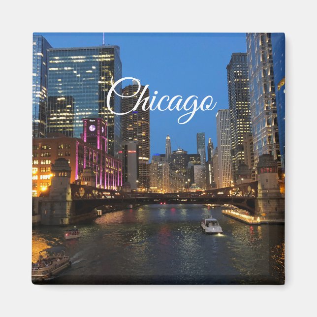 Chicago River Magnet (Framsidan)
