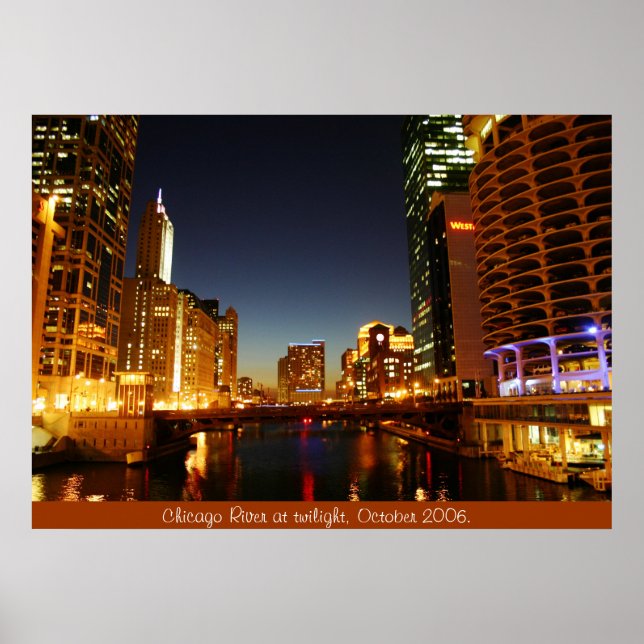 Chicago River på Poster (Framsidan)