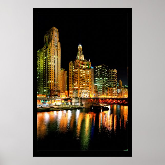 CHICAGO RIVER POSTER (Framsidan)