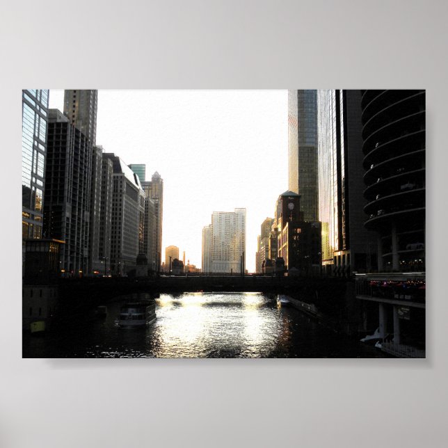 Chicago River Poster (Framsidan)