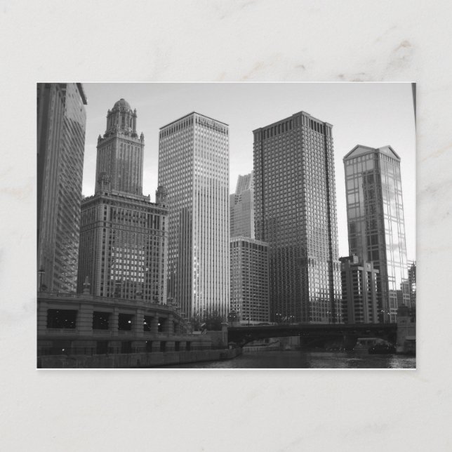 Chicago River Vykort (Framsida)