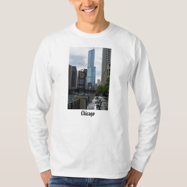 Chicago River Walk T Shirt (Framsida)