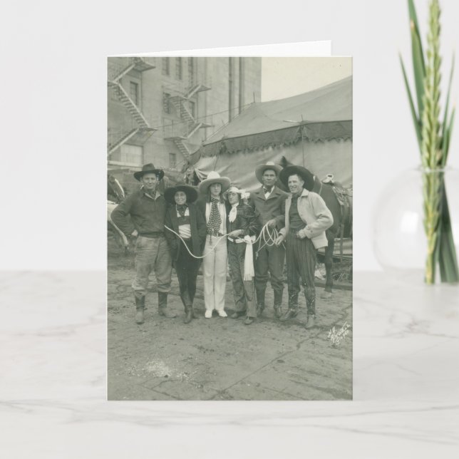 Chicago Rodeo, 1929. Kort (Framsida)