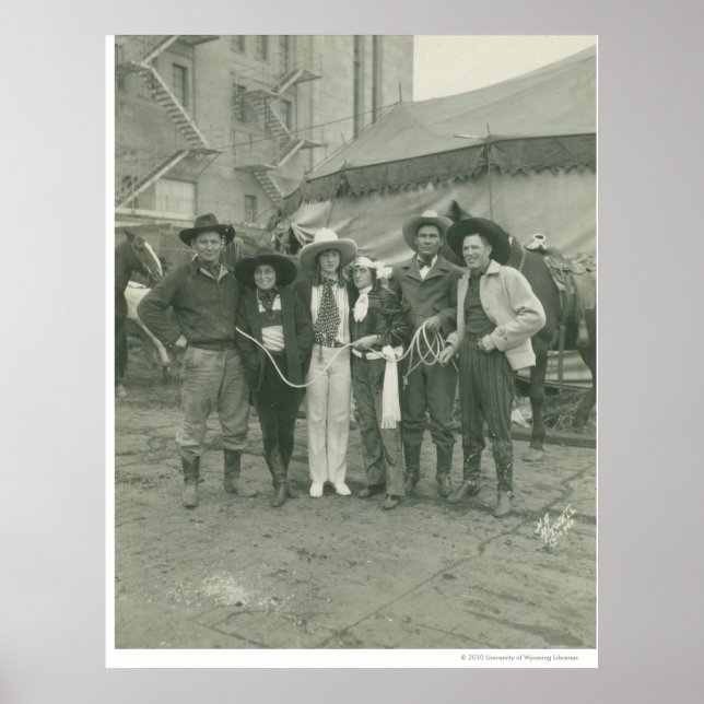 Chicago Rodeo, 1929. Poster (Framsidan)