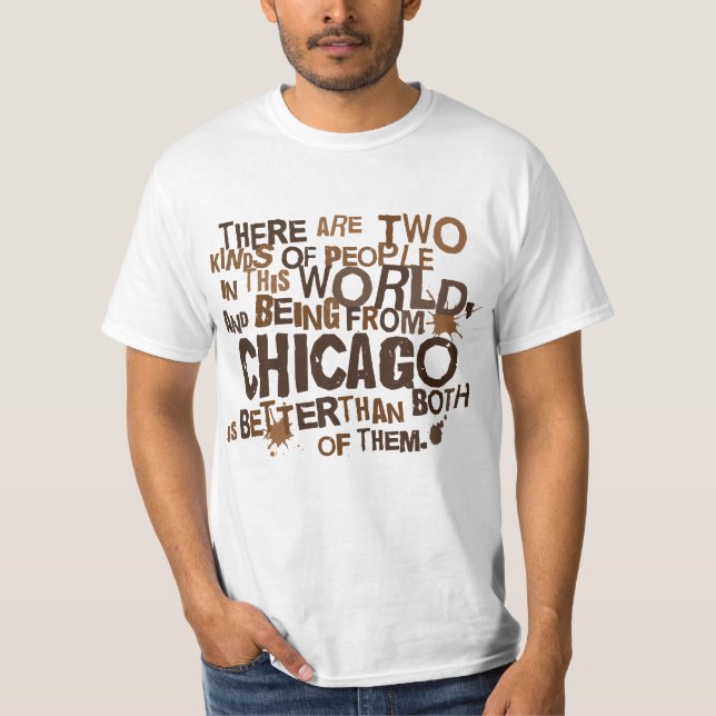 Chicago (rolig) gåva tee (Framsida)