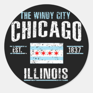 Chicago Runt Klistermärke