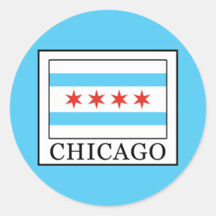 Chicago Runt Klistermärke