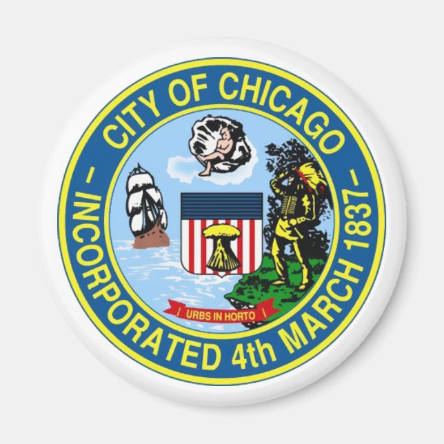 Chicago Seal Magnet (Framsidan)