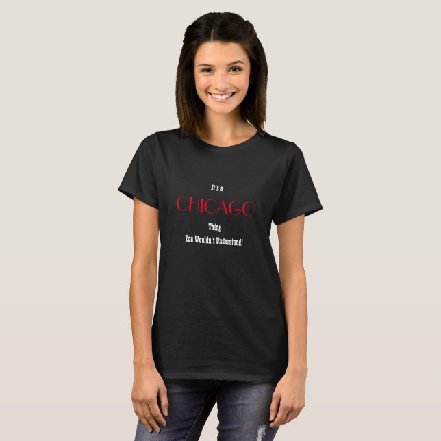 Chicago Shirt Tee Shirt (Hel framsida)