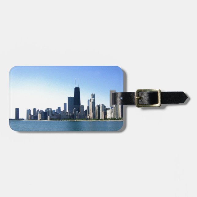 Chicago-silhuetten Bagagebricka (Horisontell Framsida)