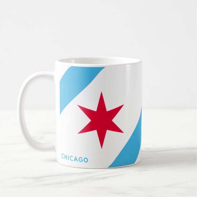 Chicago Six Pointed Star Kaffemugg (Vänster)