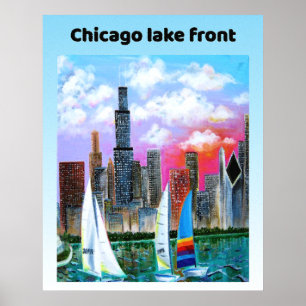Chicago sjö front poster