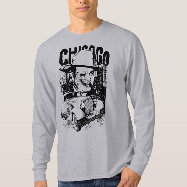 Chicago skjorta t-shirt (Framsida)