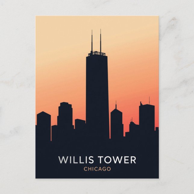 Chicago-skjutbana Vykort (Framsida)