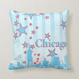 Chicago Skyline Accent Pillow Kudde