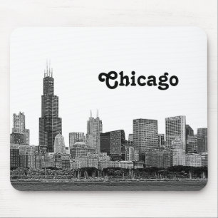 Chicago Skyline Etched Musmatta
