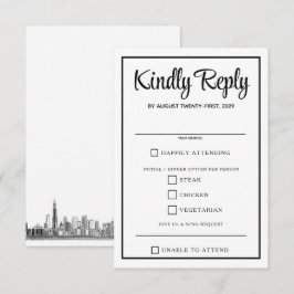 Chicago Skyline Food Choices OSA Kort