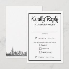 Chicago Skyline Food Choices OSA Kort