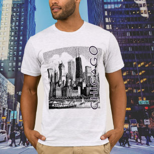 CHICAGO Skyline Graphic T-Shirt
